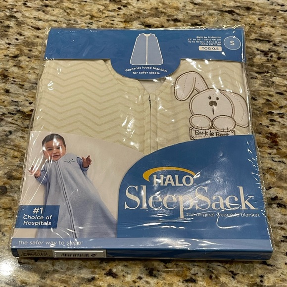 NWT New Halo SleepSack Cotton Wearable Blanket With Zipper SMALL Birth-6 Months - Picture 4 of 5